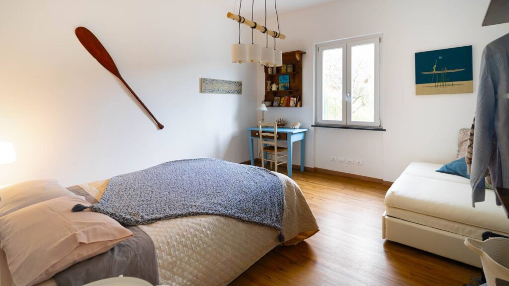 scorcio di paradiso appartamento acciuga camera da letto Scorcio di Paradiso Levà e Sori